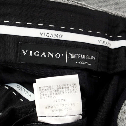 [Used] VIGANO nylon wool polyester casual slacks pants, grey [size 48] [GRY] [A/W] [Condition rank A] [Men&