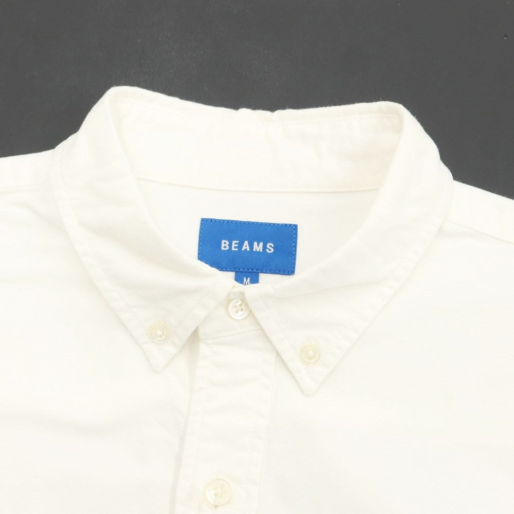 【中古】ビームス BEAMS 半袖シャツ
 ホワイト【サイズM】【WHT】【S/S】【状態ランクB】【メンズ】
【769485】 BPD