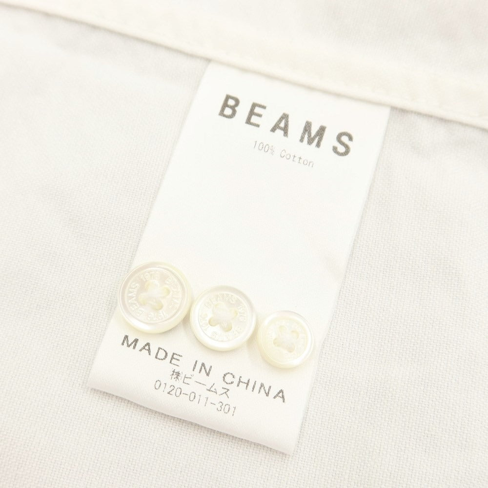 【中古】ビームス BEAMS 半袖シャツ
 ホワイト【サイズM】【WHT】【S/S】【状態ランクB】【メンズ】
【769485】 BPD