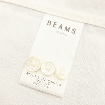 【中古】ビームス BEAMS 半袖シャツ
 ホワイト【サイズM】【WHT】【S/S】【状態ランクB】【メンズ】
【769485】 BPD