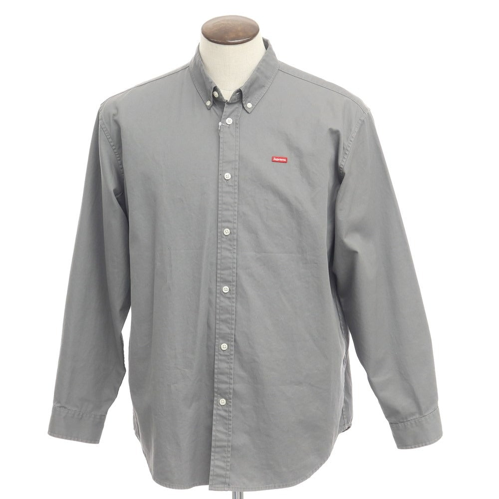【中古】シュプリーム Supreme 2022年秋冬 SMALL BOX SHIRT カジュアルシャツ
 グレー【サイズL】【GRY】【S/S/A/W】【状態ランクB】【メンズ】
【769583】 CPD