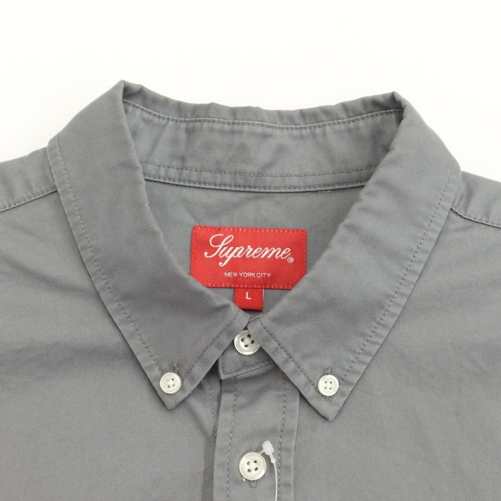 【中古】シュプリーム Supreme 2022年秋冬 SMALL BOX SHIRT カジュアルシャツ
 グレー【サイズL】【GRY】【S/S/A/W】【状態ランクB】【メンズ】
【769583】 CPD