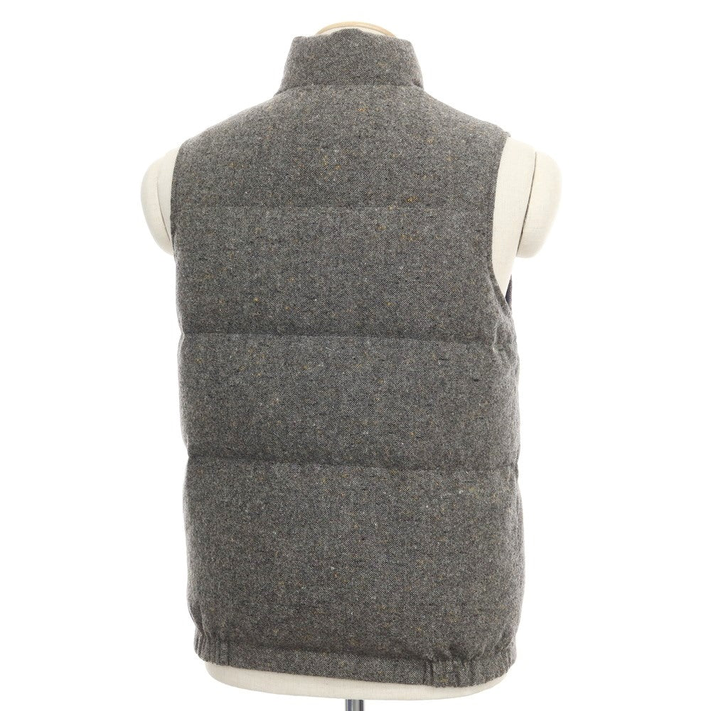 [Used] Fidelity Tweed Nylon Reversible Down Vest, Grey [Size S] [GRY] [A/W] [Condition Rank C] [Men&