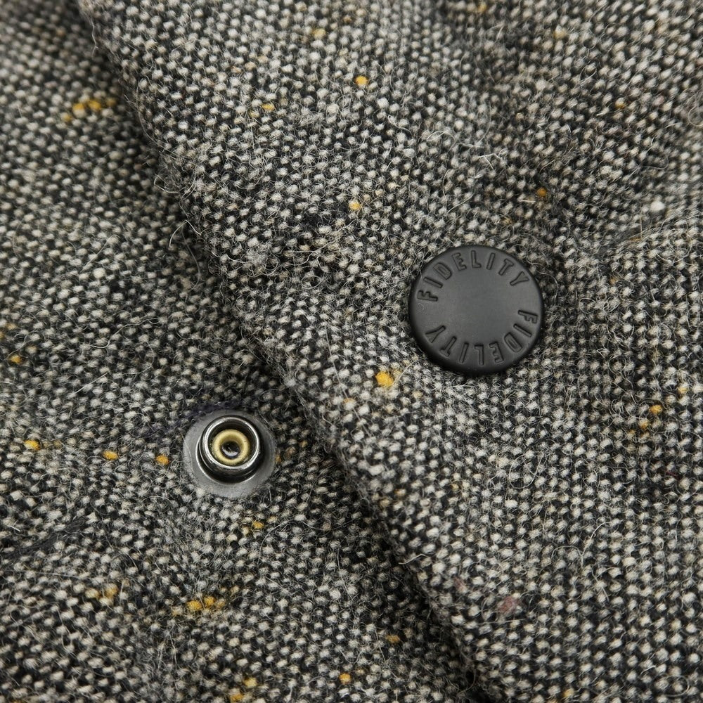 [Used] Fidelity Tweed Nylon Reversible Down Vest, Grey [Size S] [GRY] [A/W] [Condition Rank C] [Men&