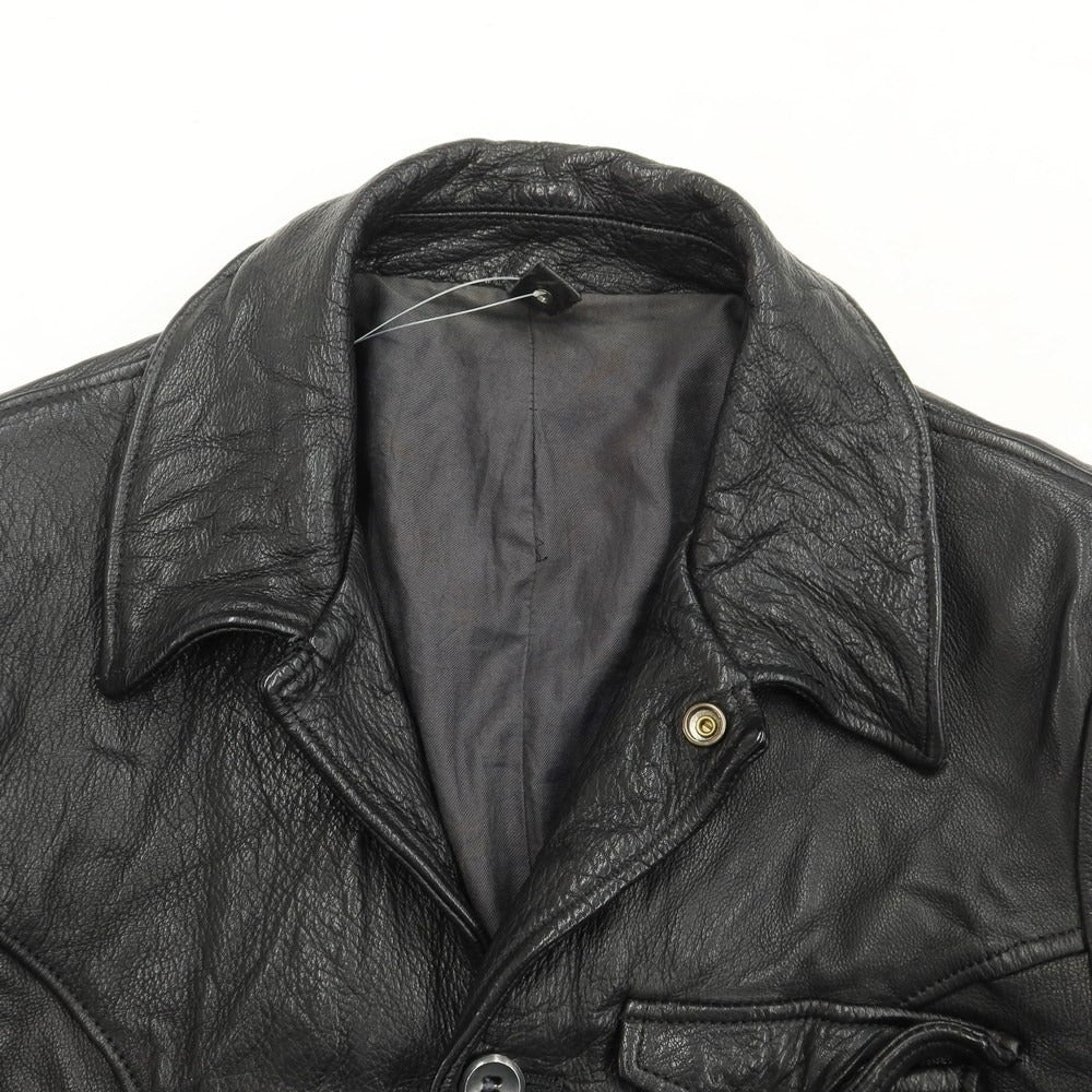 [Used] WJK Leather Jacket Blouson Black [Size not specified (S size)] [BLK] [A/W] [Condition rank C] [Men&