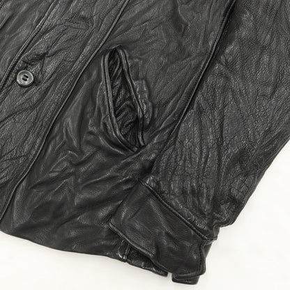 [Used] WJK Leather Jacket Blouson Black [Size not specified (S size)] [BLK] [A/W] [Condition rank C] [Men&