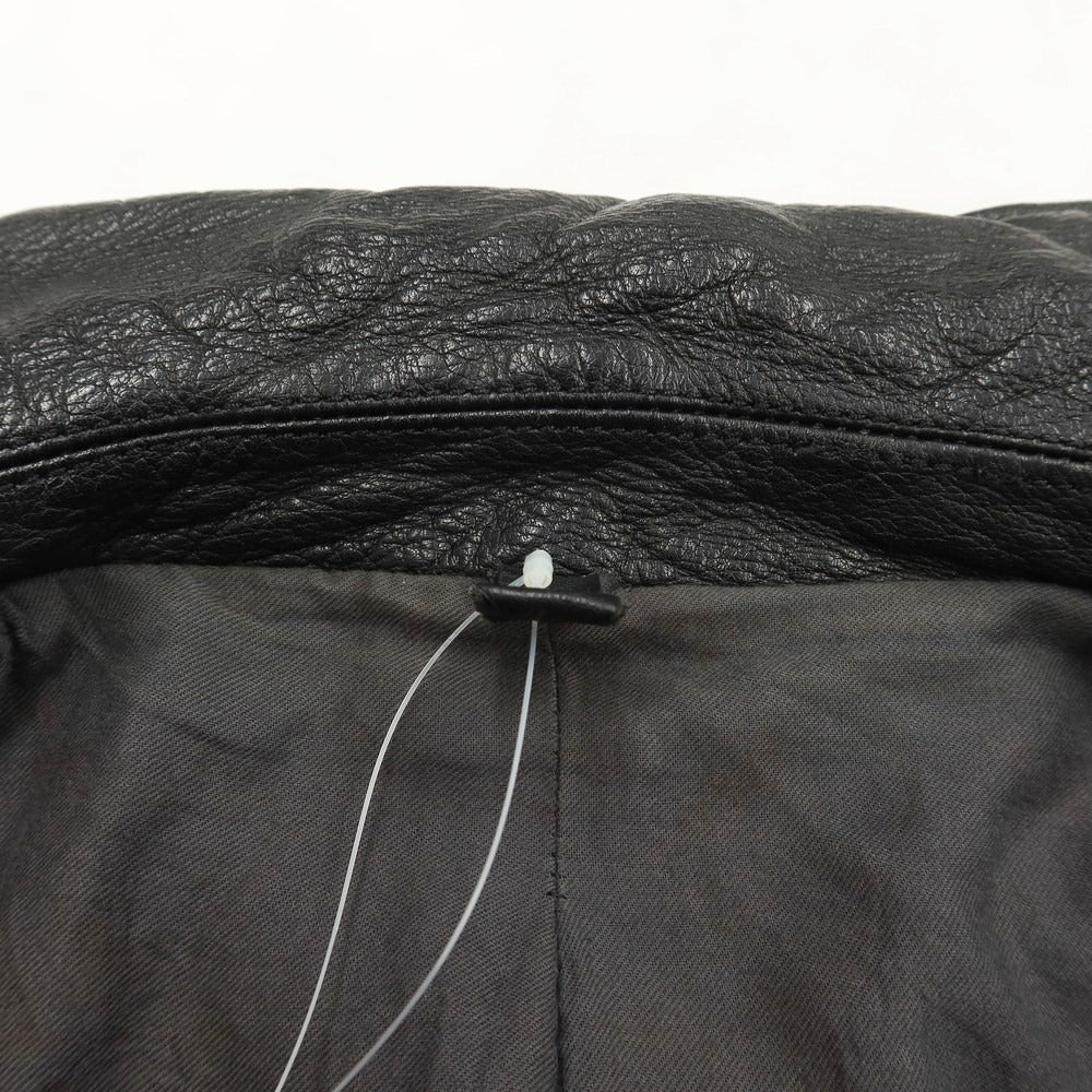 [Used] WJK Leather Jacket Blouson Black [Size not specified (S size)] [BLK] [A/W] [Condition rank C] [Men&
