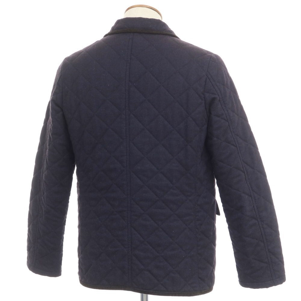 [Used] UNIVERSAL LANGUAGE Wool padded quilted jacket blouson navy [Size M] [NVY] [A/W] [Condition Rank C] [Men&