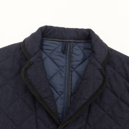 [Used] UNIVERSAL LANGUAGE Wool padded quilted jacket blouson navy [Size M] [NVY] [A/W] [Condition Rank C] [Men&