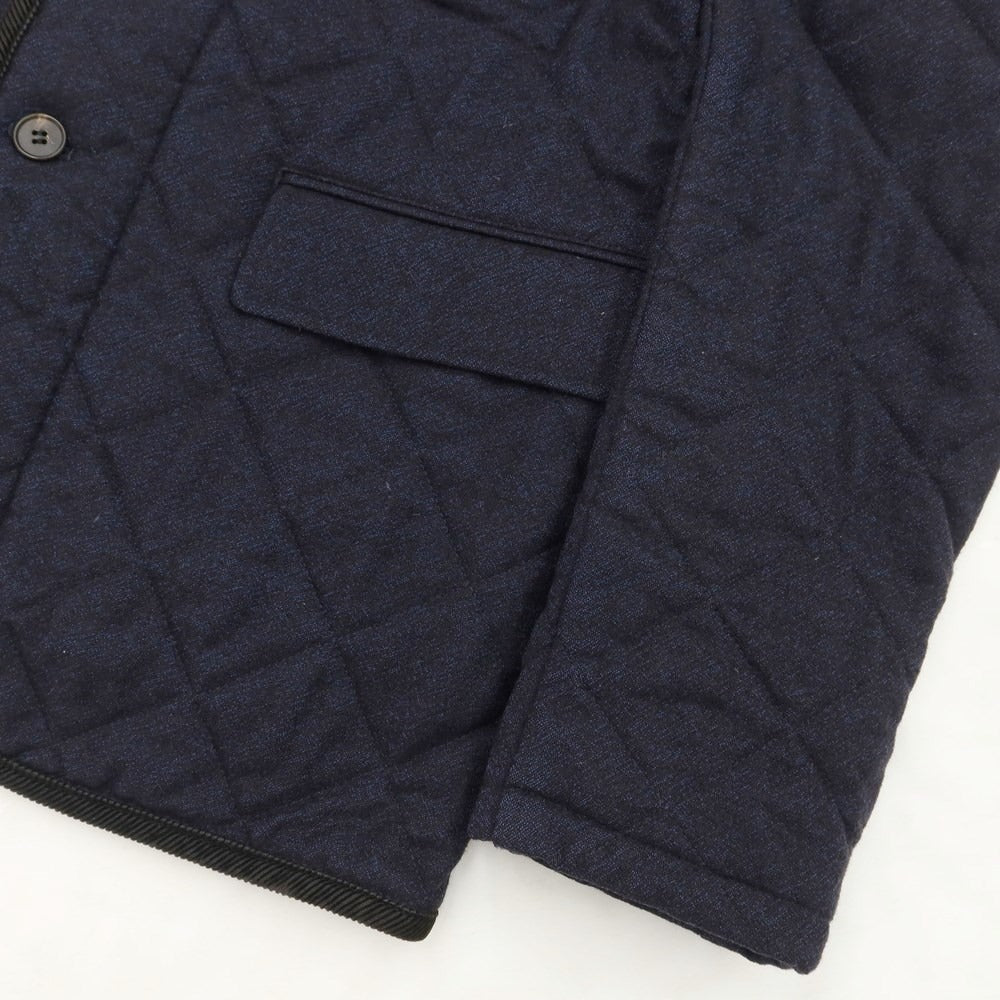 [Used] UNIVERSAL LANGUAGE Wool padded quilted jacket blouson navy [Size M] [NVY] [A/W] [Condition Rank C] [Men&