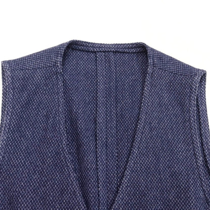 [Used] LARDINI Wool polyester gilet vest purple navy [Size 44] [NVY] [A/W] [Condition rank C] [Men&