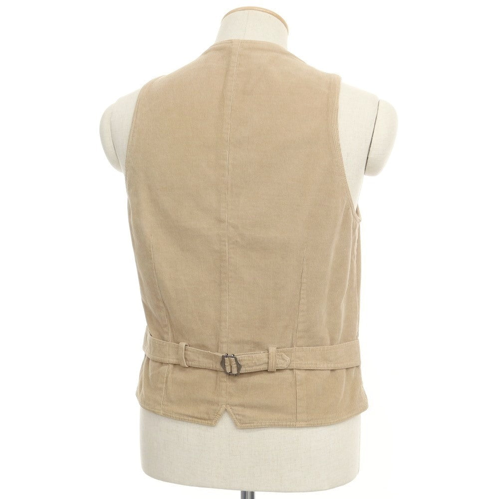 [Used] LARDINI Corduroy Gilet Vest Beige [Size 44] [BEI] [A/W] [Condition Rank B] ​​[Men&