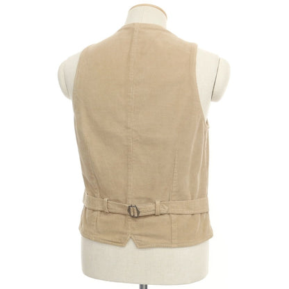 [Used] LARDINI Corduroy Gilet Vest Beige [Size 44] [BEI] [A/W] [Condition Rank B] ​​[Men&