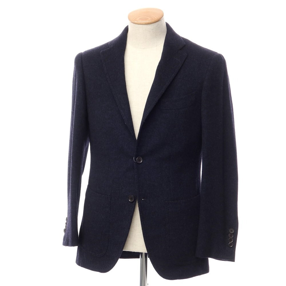 【中古】ブリッラ ペル イル グスト Brilla per il gusto カシミヤシルク 3B テーラードジャケット ネイビー【サイズ42】【NVY】【A/W】【状態ランクB】【メンズ】【769071】