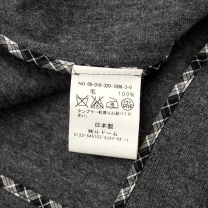 [Used] EDIFICE wool 3B casual jacket, grey [size 44] [GRY] [A/W] [Condition rank B] ​​[Men&
