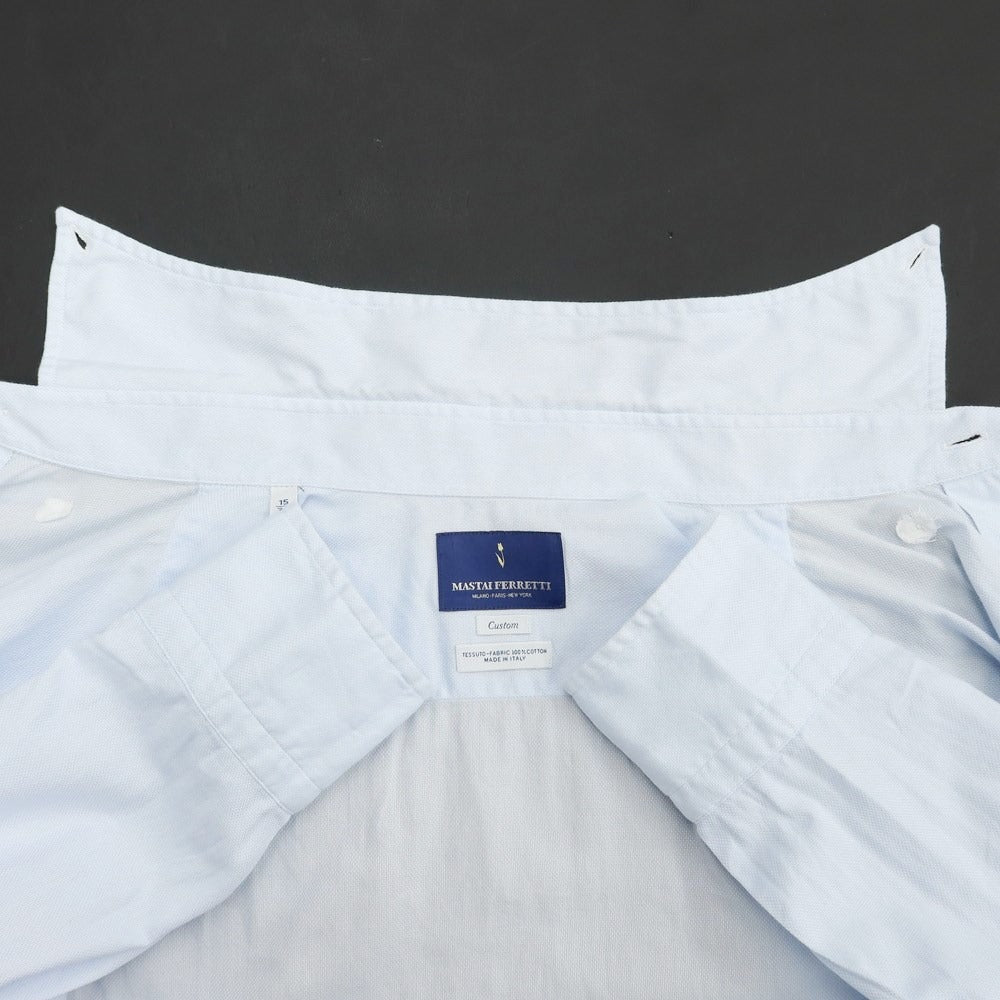 [Used] MASTAIFERRETTI dress shirt
 Light blue [Size 38] [BLU] [S/S/A/W] [Condition rank B] ​​[Men&