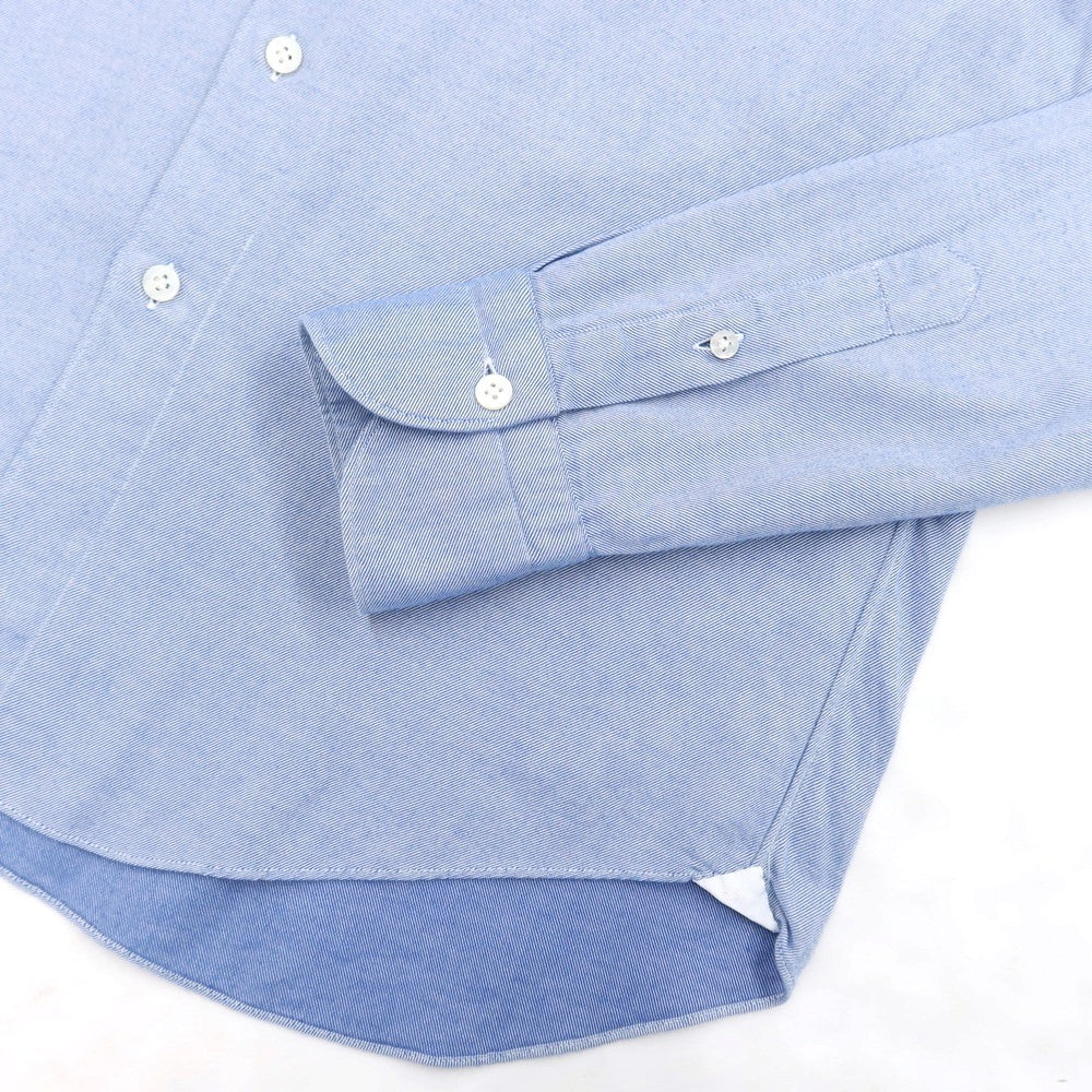 [Used] Finamore horizontal collar flannel shirt, light blue [size 38] [BLU] [A/W] [Condition rank C] [Men&