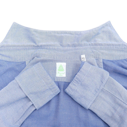 [Used] Finamore horizontal collar flannel shirt, light blue [size 38] [BLU] [A/W] [Condition rank C] [Men&