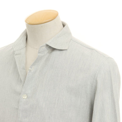 [Used] EDIFICE horizontal collar shirt, light gray [size 44] [GRY] [A/W] [Condition rank C] [Men&