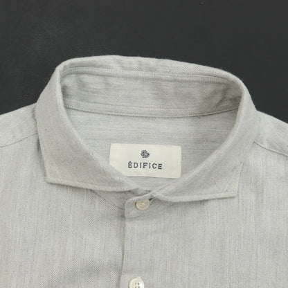 [Used] EDIFICE horizontal collar shirt, light gray [size 44] [GRY] [A/W] [Condition rank C] [Men&