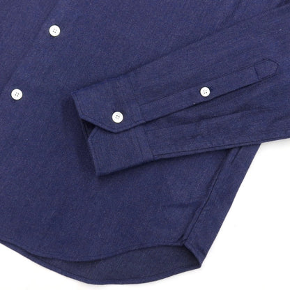 [Used] EDIFICE Cotton Horizontal Collar Shirt Navy [Size 44] [NVY] [A/W] [Condition Rank B] ​​[Men&