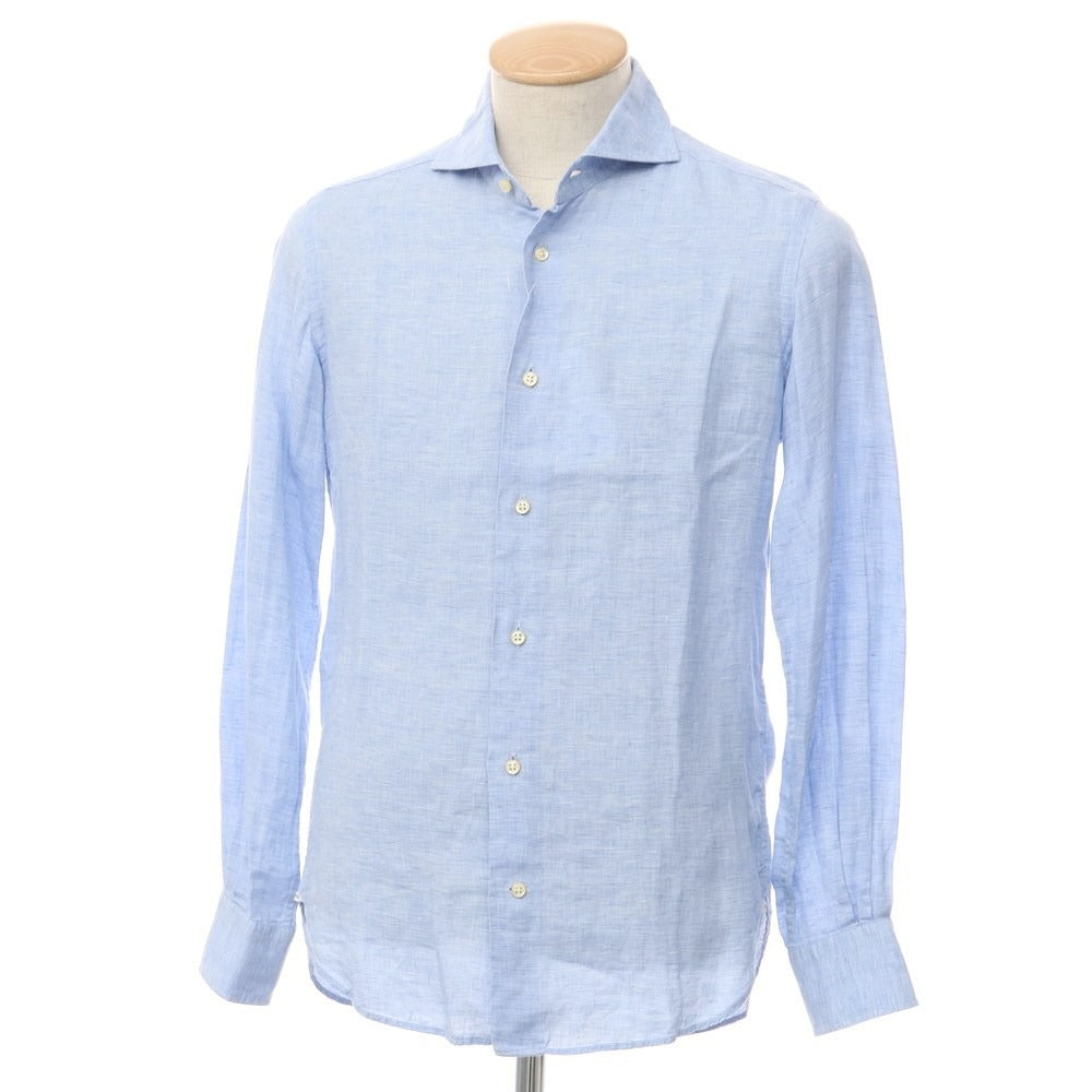 [Used] Danolis BEAMS F special order casual shirt
 Light blue [Size XS] [BLU] [S/S] [Condition Rank C] [Men&