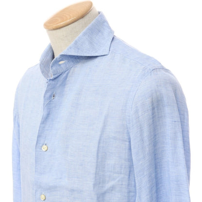 [Used] Danolis BEAMS F special order casual shirt
 Light blue [Size XS] [BLU] [S/S] [Condition Rank C] [Men&