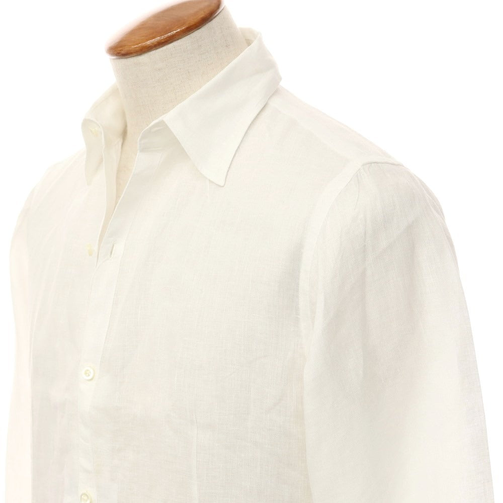 【中古】シップス SHIPS カジュアルシャツ
 ホワイト【サイズM】【WHT】【S/S】【状態ランクB】【メンズ】
【769482】 BPD