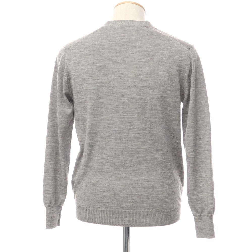 [Used] EDIFICE high gauge wool knit cardigan, grey [size 38] [GRY] [A/W] [Condition rank C] [Men&