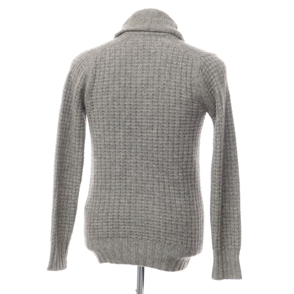 [Used] EDIFICE mid-gauge wool shawl collar knit cardigan, gray [size 44] [GRY] [A/W] [Condition rank B] ​​[Men&