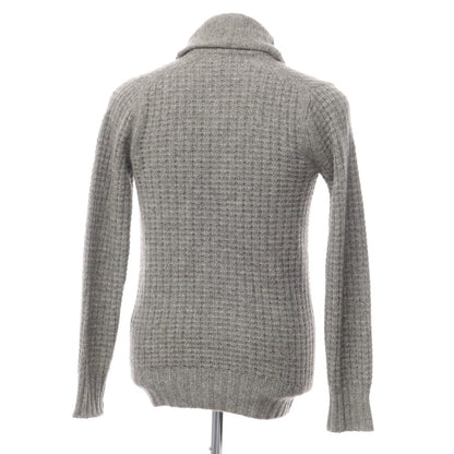 [Used] EDIFICE mid-gauge wool shawl collar knit cardigan, gray [size 44] [GRY] [A/W] [Condition rank B] ​​[Men&