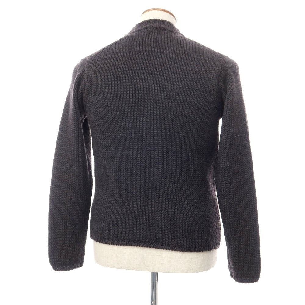 [Used] CRUCIANI mid-gauge wool knit cardigan, dark gray [size 46] [GRY] [A/W] [Condition rank C] [Men&