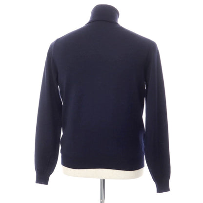 [Used] ZANONE high gauge wool turtleneck knit, navy [size 48] [NVY] [A/W] [Condition rank B] ​​[Men&