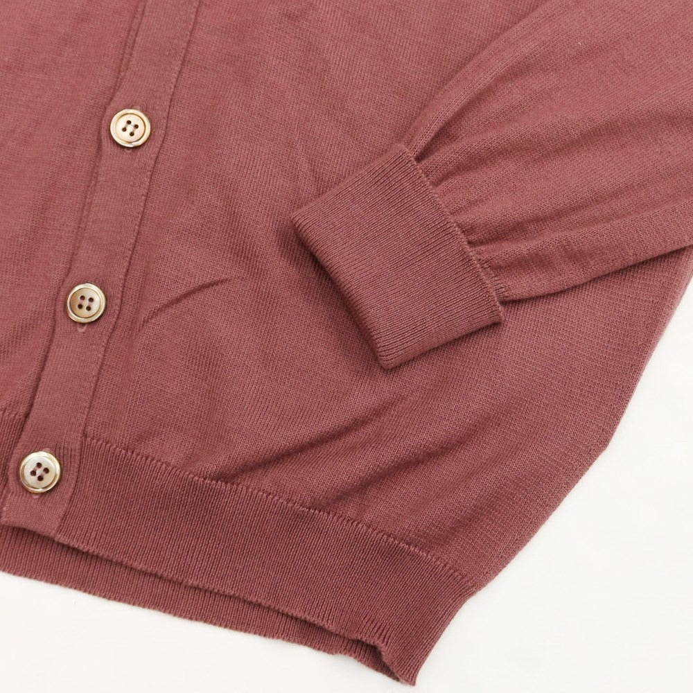 【中古】ジョンスメドレー JOHN SMEDLEY カーディガン
 ワインレッド【サイズS】【RED】【S/S】【状態ランクB】【メンズ】
【769492】 BPD