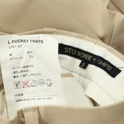 【中古】スタジオオリベ STUDIO ORIBE チノパンツ
 ベージュ【サイズ3】【BEI】【S/S】【状態ランクB】【メンズ】
【769474】 BPD