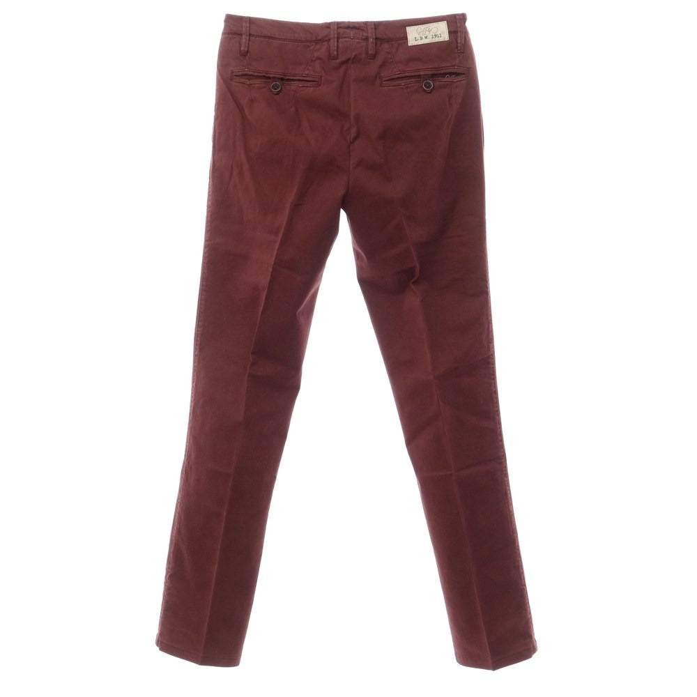【中古】エルビーエム1911 L.B.M.1911 カジュアルスラックスパンツ
 ボルドー【サイズ44】【RED】【S/S】【状態ランクB】【メンズ】
【769469】 BPD