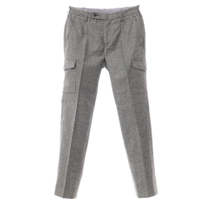 [Used] UNITED ARROWS Wool Nylon Casual Slacks Pants Black x White [Size 44] [GRY] [A/W] [Condition Rank B] ​​[Men&