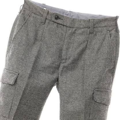 [Used] UNITED ARROWS Wool Nylon Casual Slacks Pants Black x White [Size 44] [GRY] [A/W] [Condition Rank B] ​​[Men&