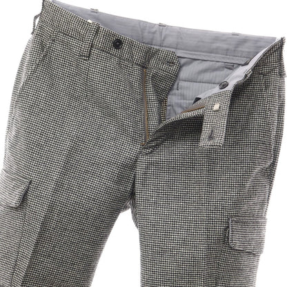 [Used] UNITED ARROWS Wool Nylon Casual Slacks Pants Black x White [Size 44] [GRY] [A/W] [Condition Rank B] ​​[Men&