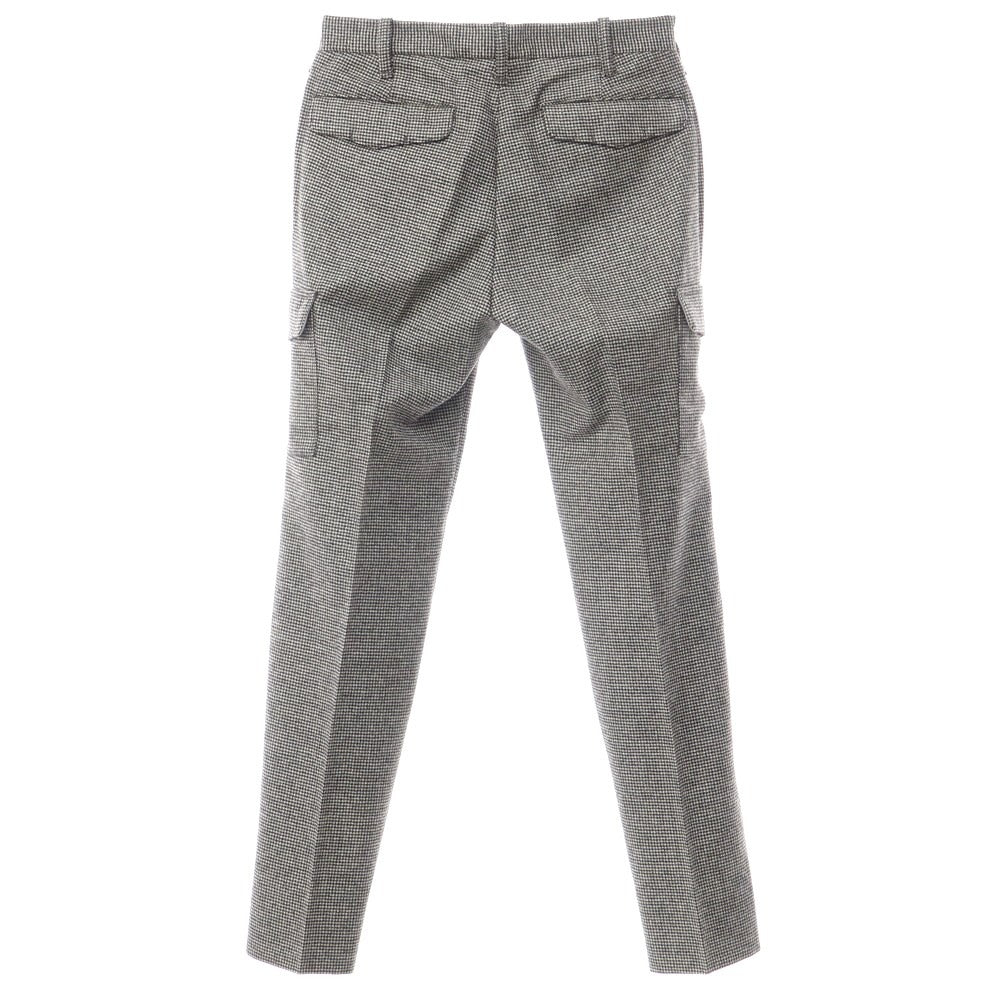 [Used] UNITED ARROWS Wool Nylon Casual Slacks Pants Black x White [Size 44] [GRY] [A/W] [Condition Rank B] ​​[Men&