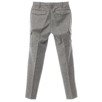 [Used] UNITED ARROWS Wool Nylon Casual Slacks Pants Black x White [Size 44] [GRY] [A/W] [Condition Rank B] ​​[Men&