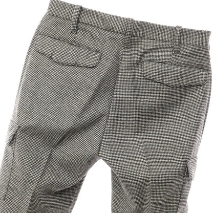 [Used] UNITED ARROWS Wool Nylon Casual Slacks Pants Black x White [Size 44] [GRY] [A/W] [Condition Rank B] ​​[Men&
