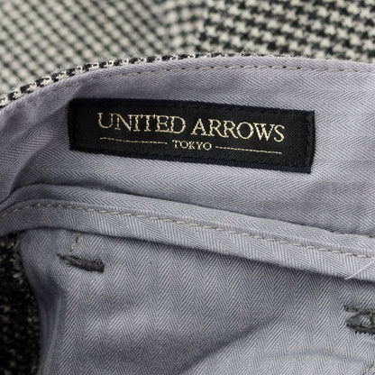 [Used] UNITED ARROWS Wool Nylon Casual Slacks Pants Black x White [Size 44] [GRY] [A/W] [Condition Rank B] ​​[Men&