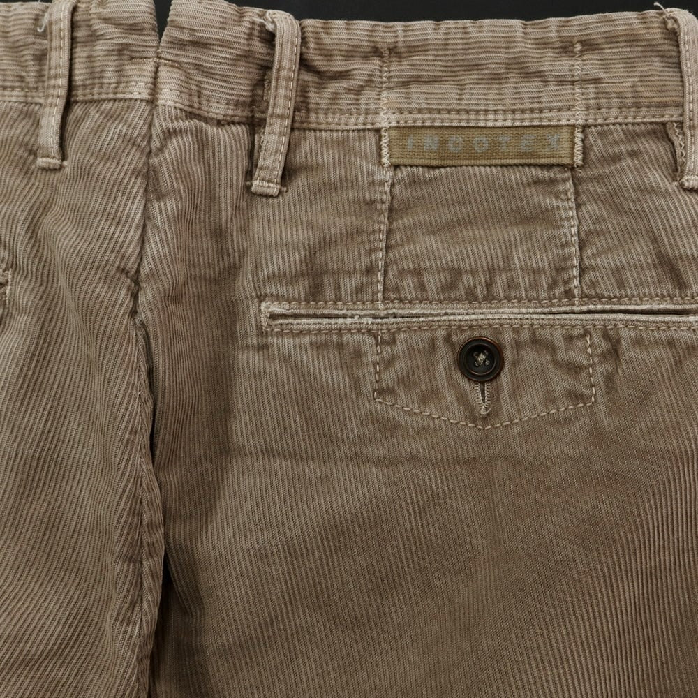 [Used] INCOTEX RED Cotton Corduroy Pants Ash Brown [Size 29] [BRW] [A/W] [Condition Rank B] ​​[Men&