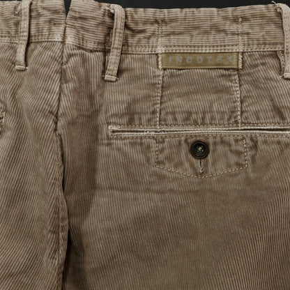 [Used] INCOTEX RED Cotton Corduroy Pants Ash Brown [Size 29] [BRW] [A/W] [Condition Rank B] ​​[Men&