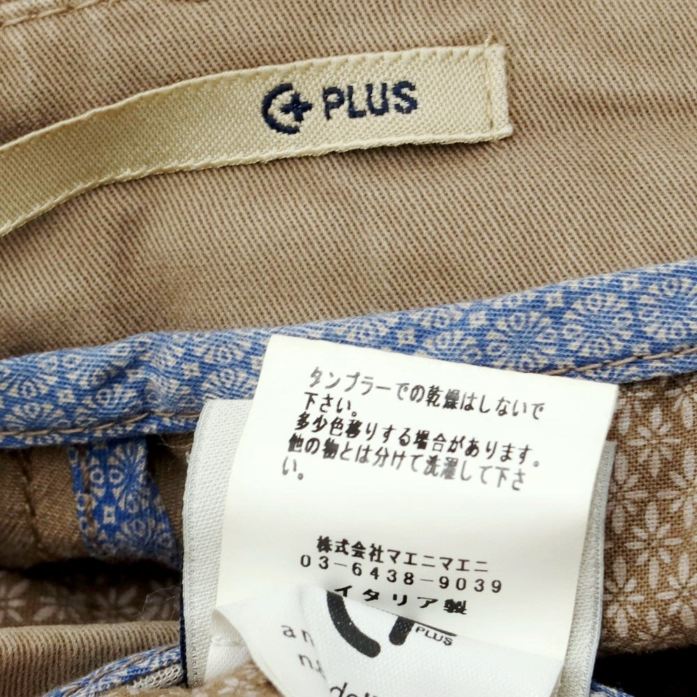 [Used] Chiplus C+ Stretch Cotton Slacks Pants Light Brown [Size 30] [BRW] [S/S] [Condition Rank B] ​​[Men&