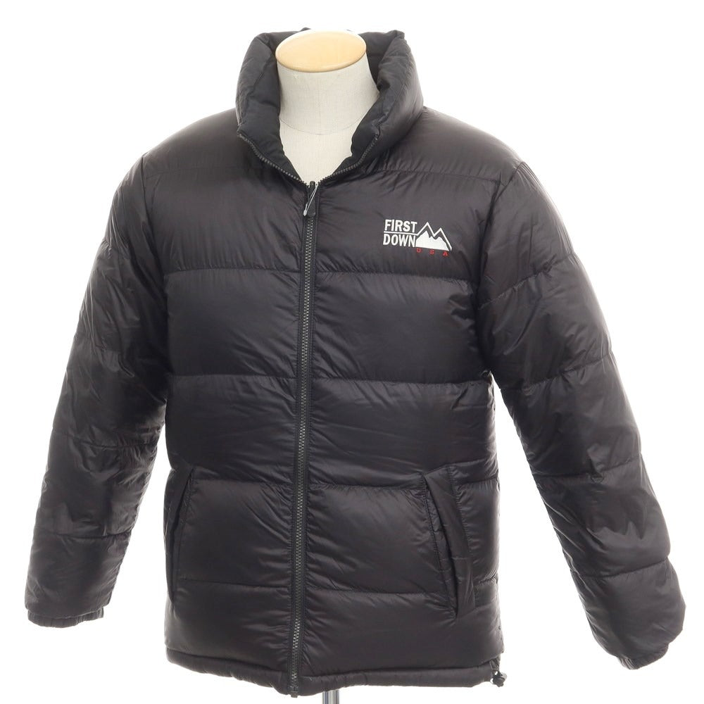 [Used] First Down FIRST DOWN Polyester Nylon Reversible Down Jacket Blouson Gray x Black [Size S] [GRY] [A/W] [Condition Rank B] ​​[Men&