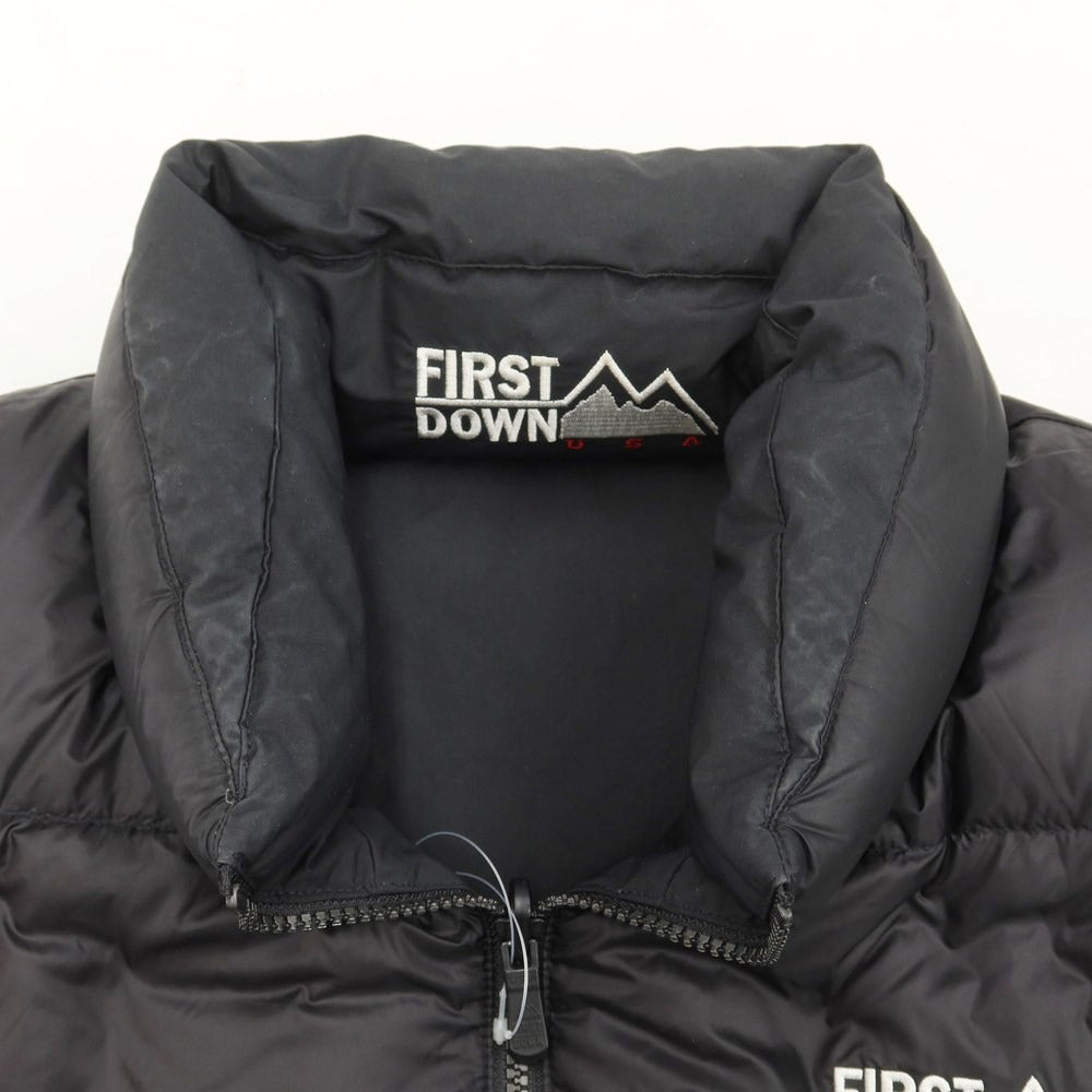 [Used] First Down FIRST DOWN Polyester Nylon Reversible Down Jacket Blouson Gray x Black [Size S] [GRY] [A/W] [Condition Rank B] ​​[Men&
