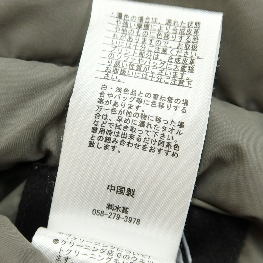 [Used] First Down FIRST DOWN Polyester Nylon Reversible Down Jacket Blouson Gray x Black [Size S] [GRY] [A/W] [Condition Rank B] ​​[Men&