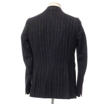 [Used] Maison Braque wool cashmere striped 2B tailored jacket, dark grey [size 38] [GRY] [A/W] [Condition rank A] [Men&